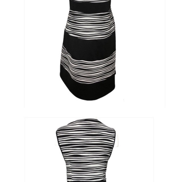 Black and white striped dress - Picture 3 of 3